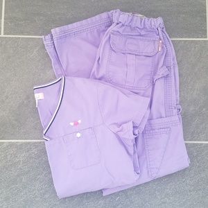 Koi Scrub Top and Pants Set Size S